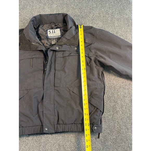 5.11 Tactical Series Men's Black Full Zip Jacket Size Large Lightweight Coat - Picture 4 of 7